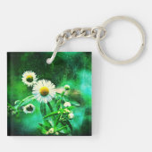 Porte-clés Asters Aglow/Porte - clé vert *Personnalisé* (Dos)