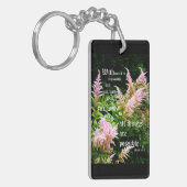 Porte-clés Astilbe avec Mark 10:27 (Devant gauche)
