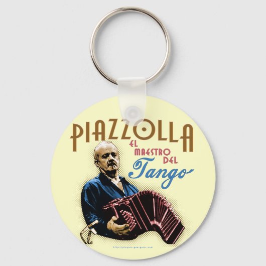 Porte-clés Astor Piazzolla (Recto)