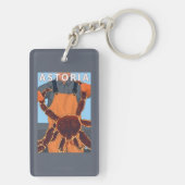 Porte-clés Astoria, crabe d'OregonKing (Dos)