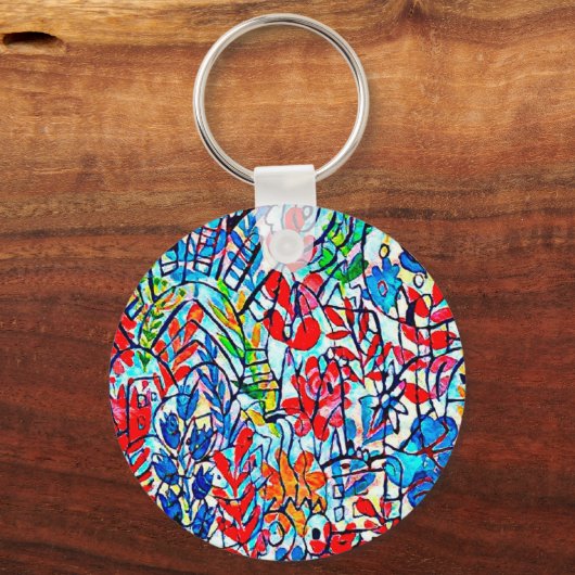 Porte-clés astral fleurs (Recto)