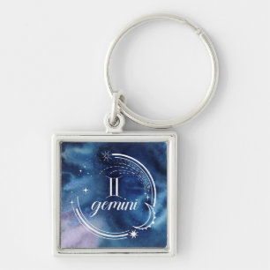Porte-clés Astrologie des aquarelles - Gemini