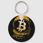 Porte-clés Astronaut Bitcoin-Crypto (Recto)