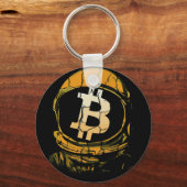 Porte-clés Astronaut Bitcoin-Crypto (Verso)