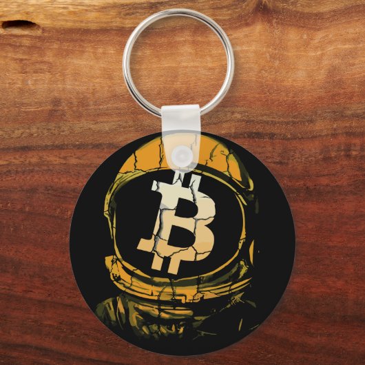 Porte-clés Astronaut Bitcoin-Crypto (Verso)