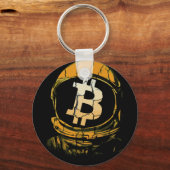 Porte-clés Astronaut Bitcoin-Crypto (Recto)