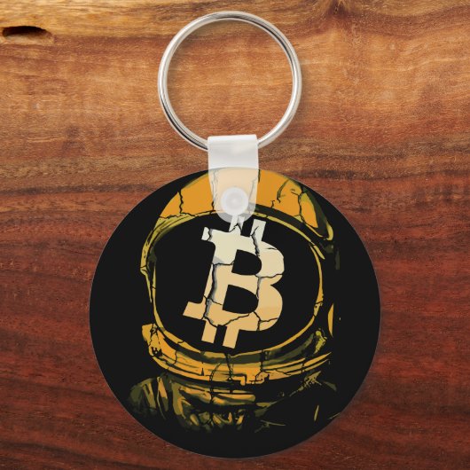 Porte-clés Astronaut Bitcoin-Crypto (Recto)