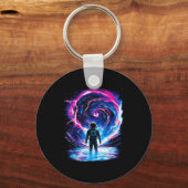 Porte-clés Astronaut Cosmic Outer Space Galaxy Science  (Recto)