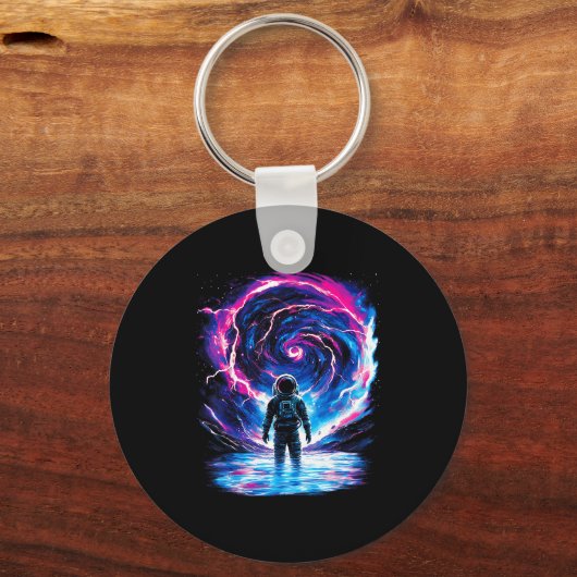Porte-clés Astronaut Cosmic Outer Space Galaxy Science  (Recto)