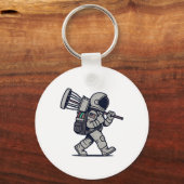 Porte-clés Astronaut Disc Golfer Funny Disc Golf  (Recto)