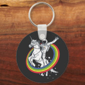 Porte-clés Astronaute chevauchant une licorne (Recto)