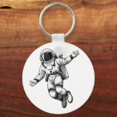 Porte-clés Astronaute dans l'espace (Verso)