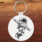 Porte-clés Astronaute dans l'espace (Recto)