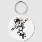 Porte-clés Astronaute dans l'espace (Verso)