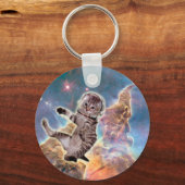 Porte-clés astronaute du chat gras (Recto)