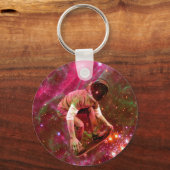 Porte-clés Astronaute skateboard (Recto)