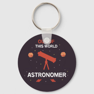 Porte-clés Astronome Astronomie Astrophysiciens Étoiles