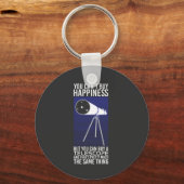 Porte-clés Astronomie - Vous ne pouvez pas acheter le bonheur (Recto)