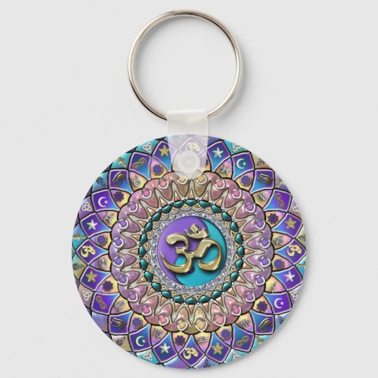 Porte-clés Astrosymbologie julienne Mandala Porte - clé (Recto)