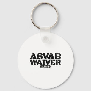 Porte-clés Asvab Waiver Alumni Militaire Ancien combattant Dr