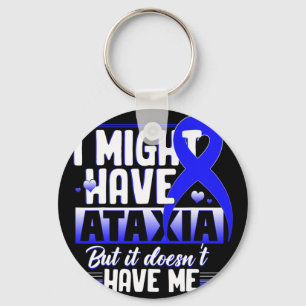 Porte-clés Ataxie Signe Neurologique Hemiataxie Ruban Bleu Ne
