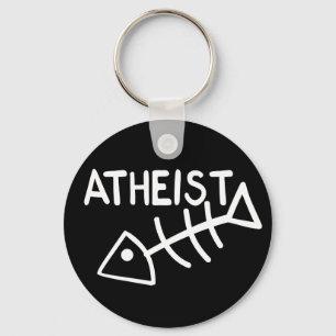 Porte-clés Atheist Fish