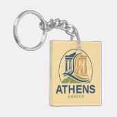 Porte-clés Athènes Grèce Acropole Parthénon (Devant gauche)