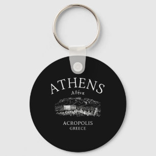 Porte-clés Athènes Grèce Passionnés de la langue grecque Vaca