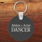 Porte-clés Athlète + Artiste = Danseuse (Recto)