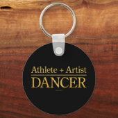 Porte-clés Athlète + Artiste = Danseuse (Recto)