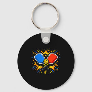 Porte-clés athlète de mode de pickleball de style de bande de