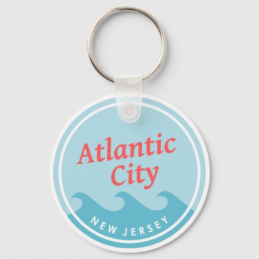 Porte-clés Atlantic City New Jersey (Recto)
