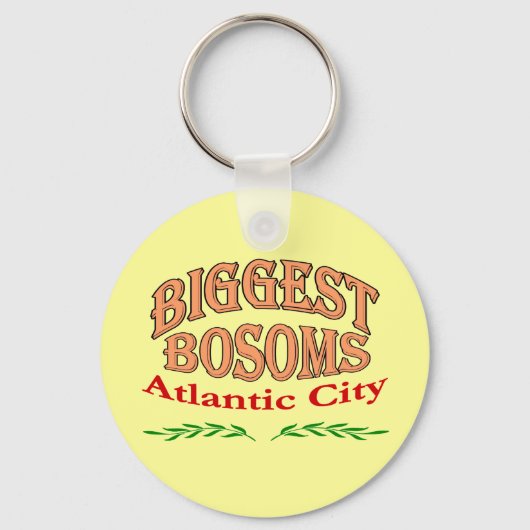 Porte-clés Atlantic City New Jersey plus grand Bosoms (Recto)