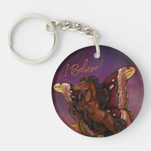 Porte-clés Atlas Moth Fairy Horse (Devant)