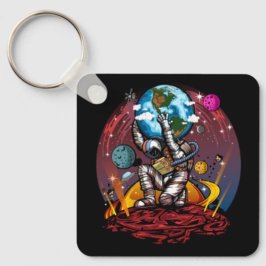 Porte-clés Atlas Space Man (Recto)