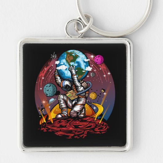 Porte-clés Atlas Space Man (Devant)