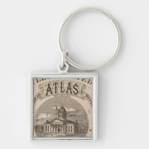 Porte-clés Atlas topographique