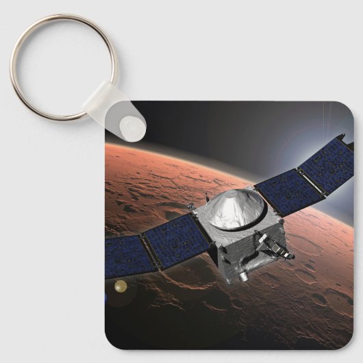 Porte-clés Atmosphère Mars Et Mission D'Évolution Volatile. (Recto)