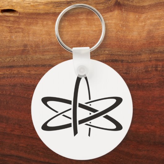 Porte-clés Atom athée (Recto)