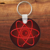 Porte-clés atome rouge (Recto)