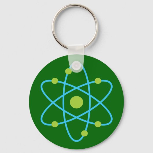 Porte-clés Atome scientifique (Recto)