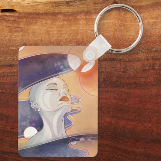 Porte-clés Attaque à la nébuleuse et collier galactique à per (Verso)