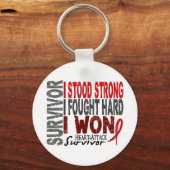 Porte-clés Attaque cardiaque Survivant 4 Maladie cardiaque (Recto)