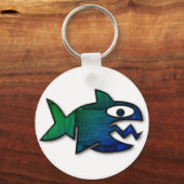 Porte-clés Attaque de requin (Recto)