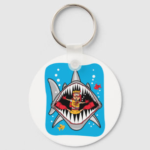 Porte-clés Attaque de requins !