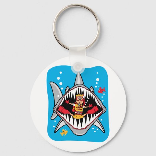 Porte-clés Attaque de requins ! (Recto)