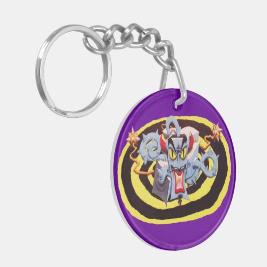 Porte-clés Attaque Oreille Mad Devil Sound System (Devant gauche)