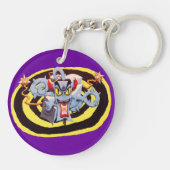 Porte-clés Attaque Oreille Mad Devil Sound System (Dos)