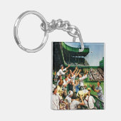 Porte-clés Atteindre la balle de course à domicile (Devant gauche)