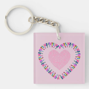 Porte-clés Atteindre pour l'amour